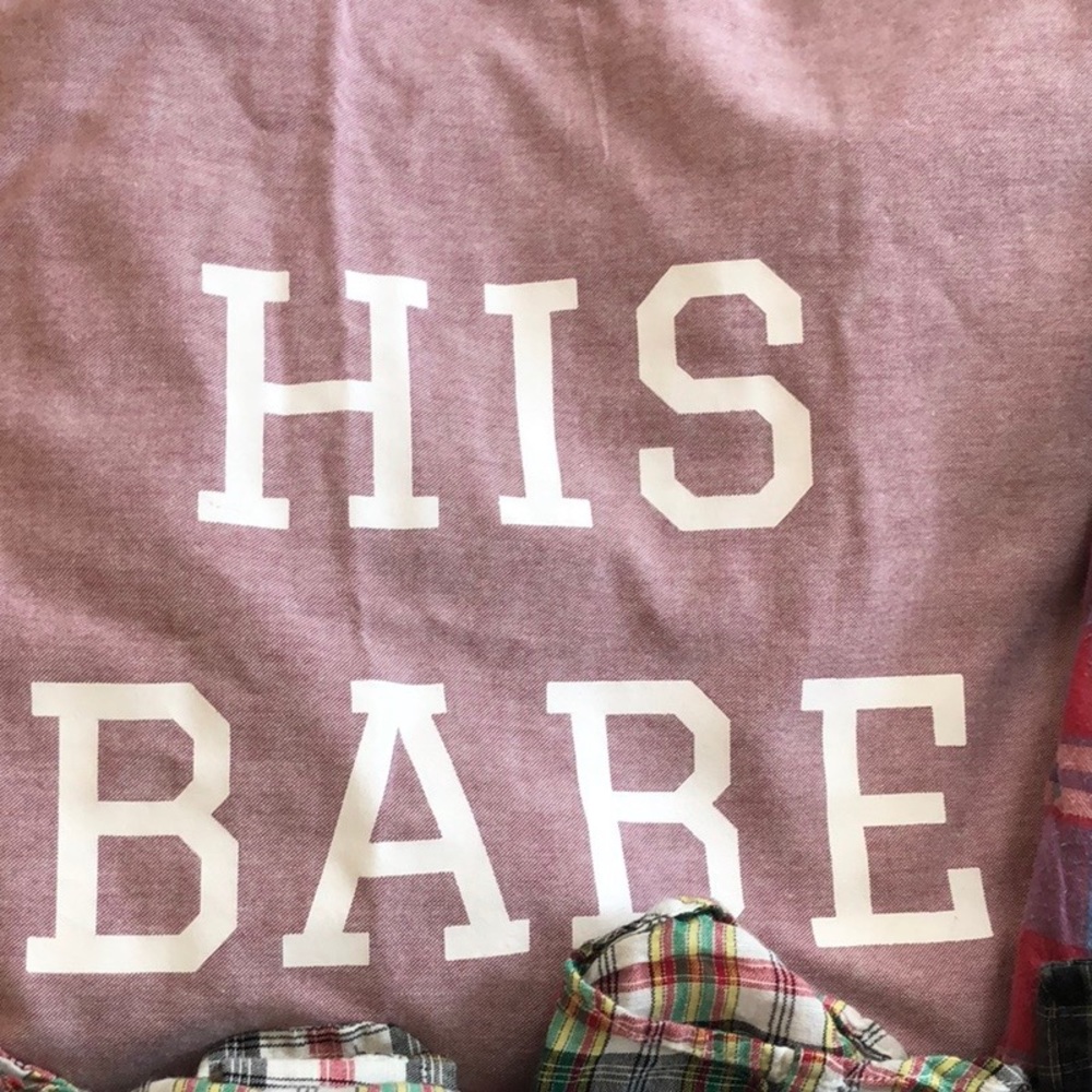 His Babe button down